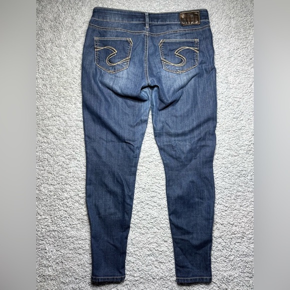 Silver Jeans Womens 28 November Jegging Low Rise Dark Wash Stretch Denim Street - Picture 4 of 4